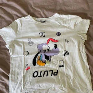Tröja från Zara - välanvänd tröja från Zara med motiv av pluto och lite annat. Den är i storlek L, men har krympt till en S typ. Frakt ingår inte i priset💛