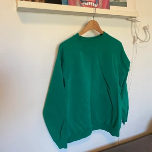 Hanes vintage crewneck - Grön tjocktröja från hanes. Jätteskön, bra collegetröja basically. Jag är 177, tror den är märkt som medium. Inga flaws. Fraktar bara. Fråga om de är nåt!