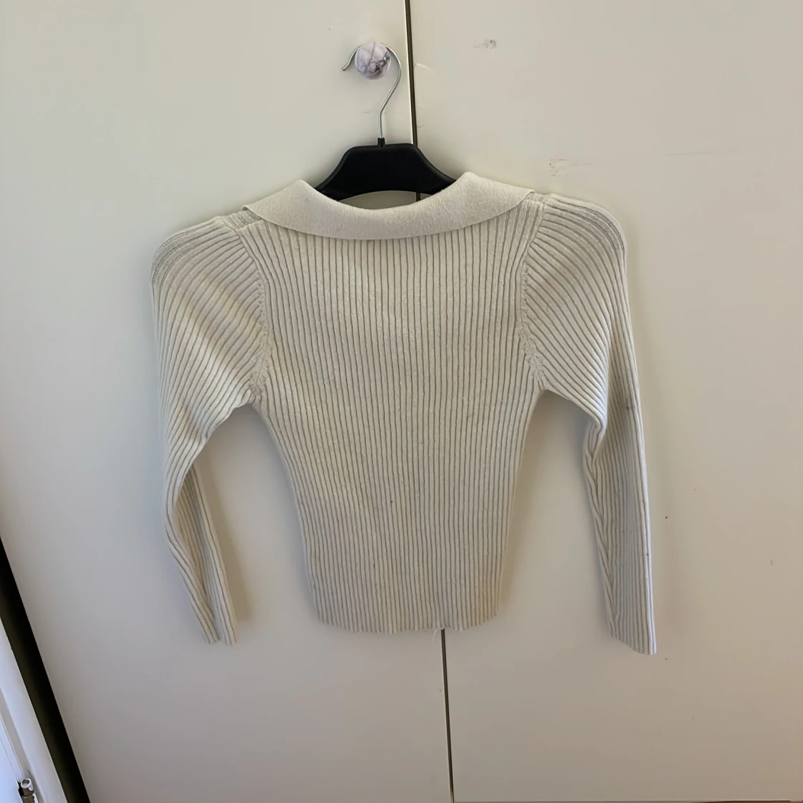 Vit stickad tröja! 💕 - 90