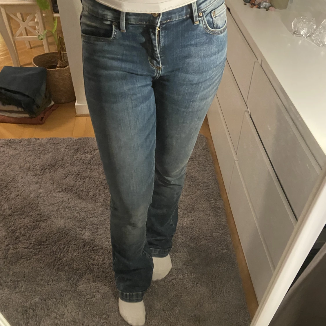 Lågmidjade jeans 
