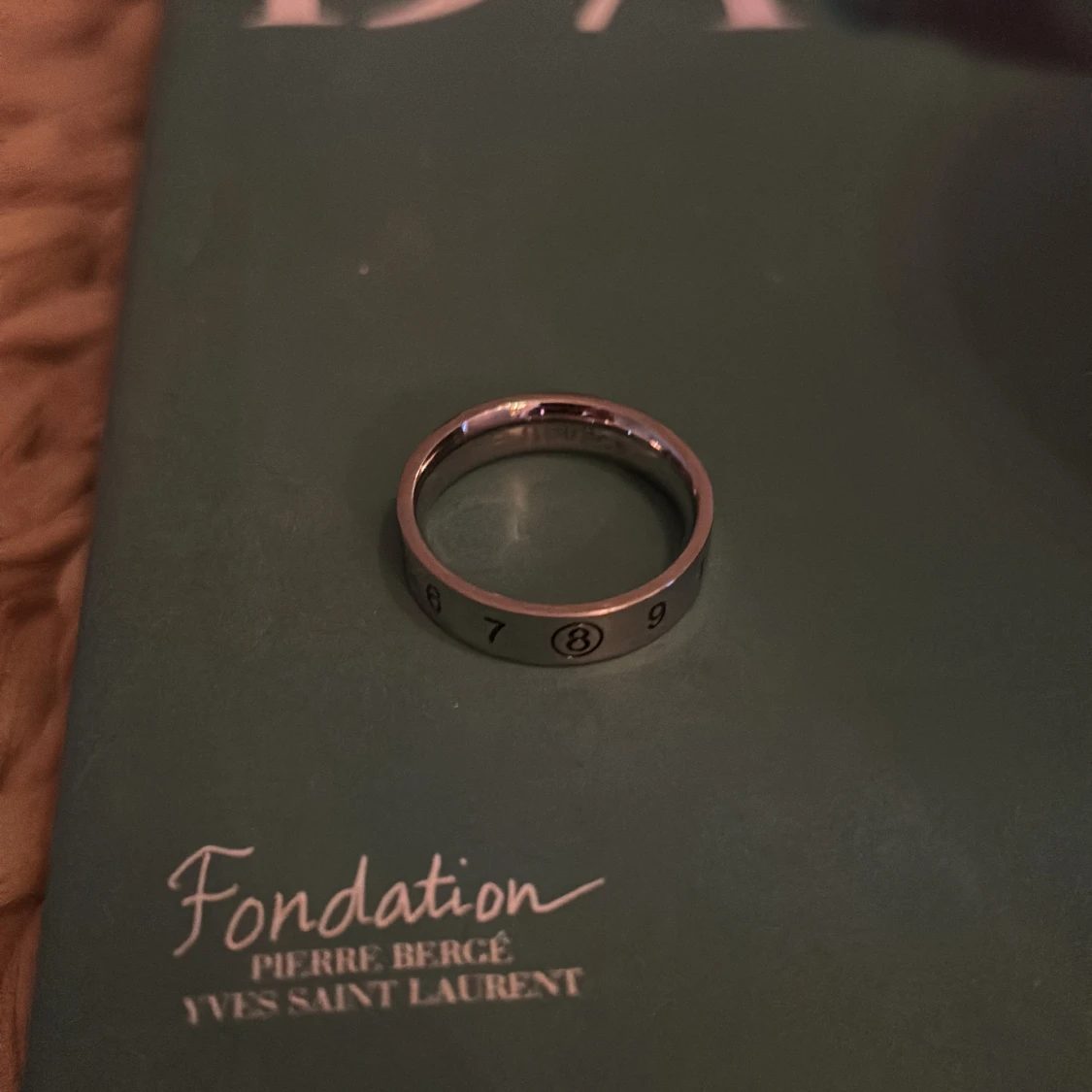 Maison Margiela ring med nummer - 91