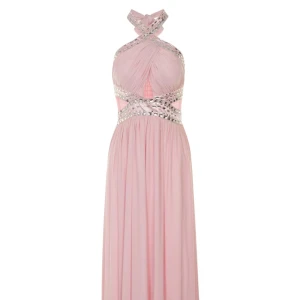 Blush rosa maxiklänning  - En helt oanvänd maxiklänning som är köpt från London och den är perfekt för fester, bröllop, kvällar och speciella evenemang. 
