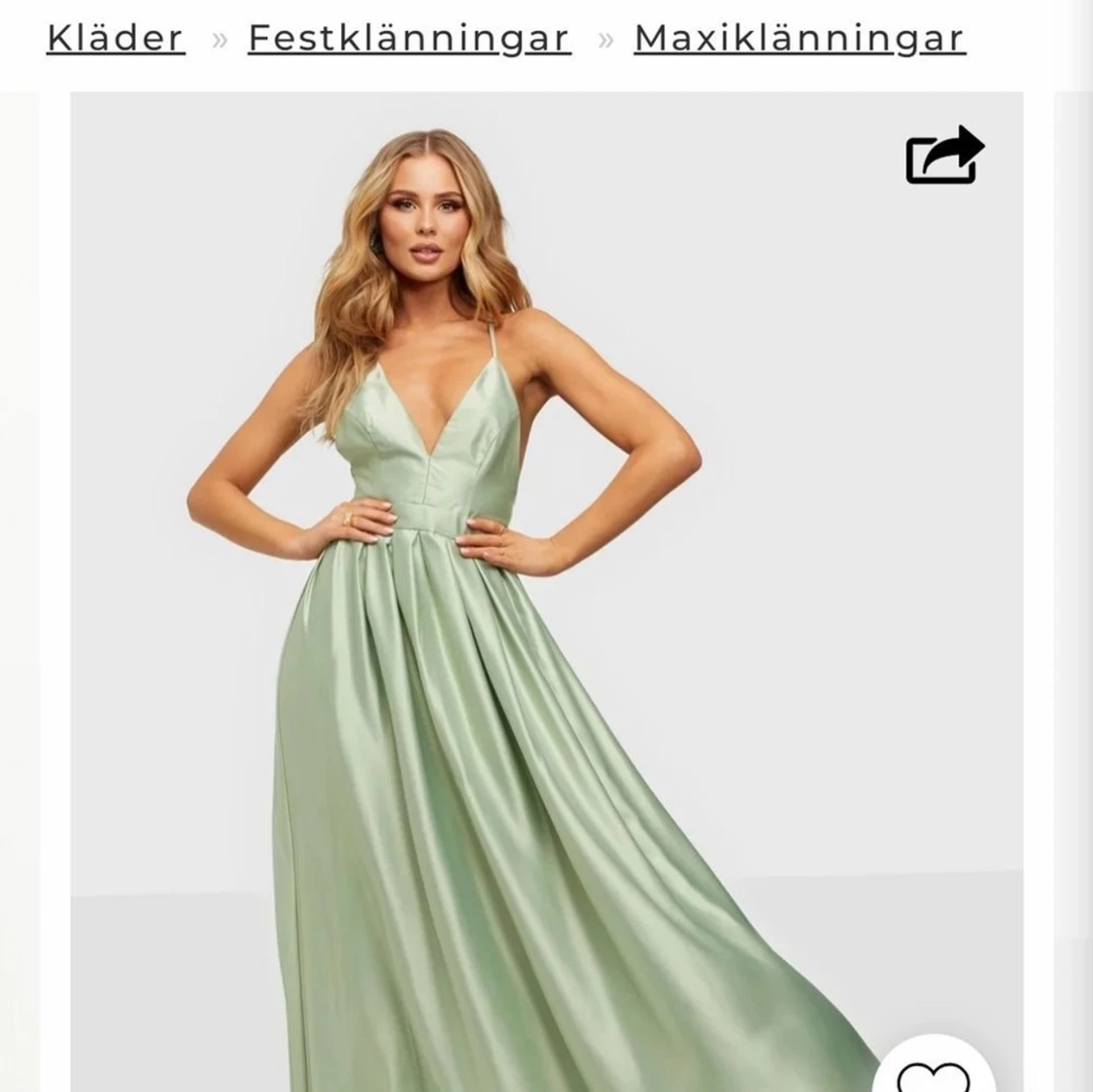 Grön Balklänning från Nelly