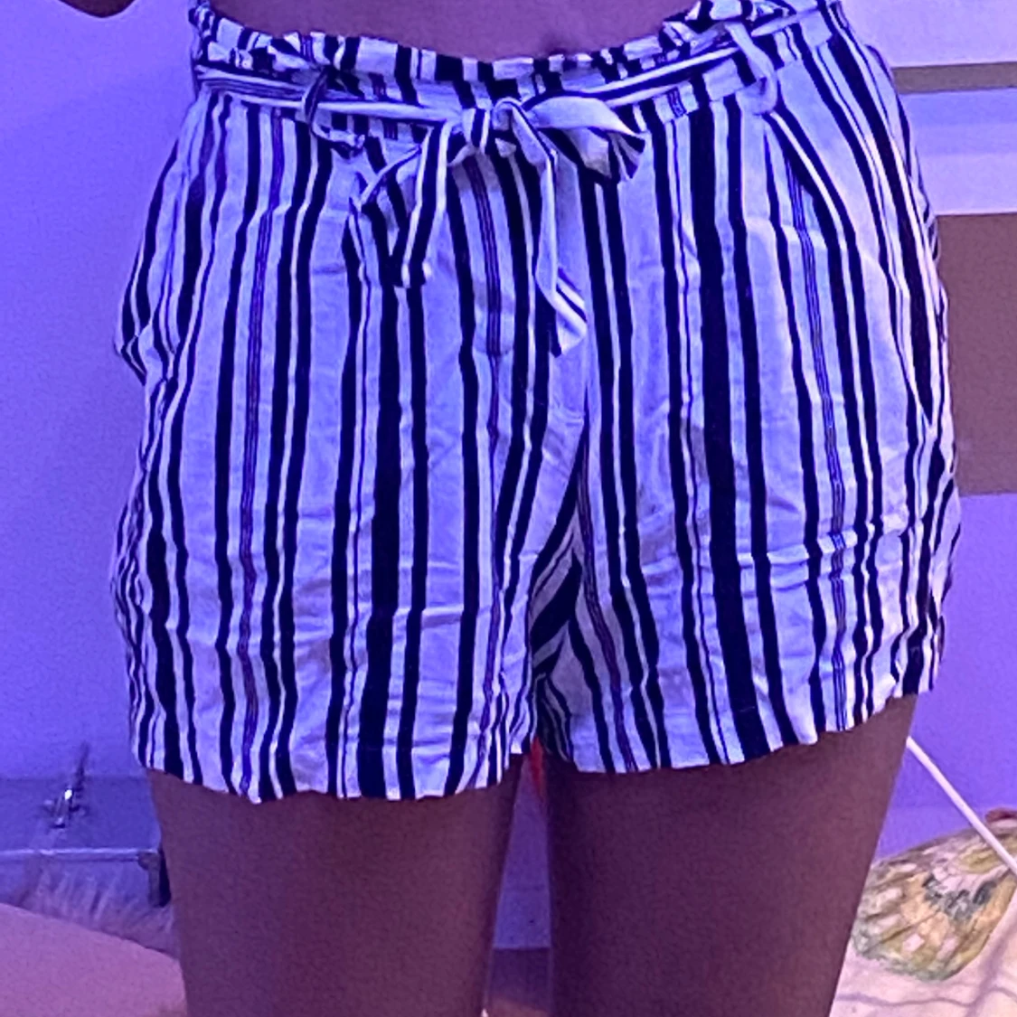 Shorts från lindex i svart och vit  - 91