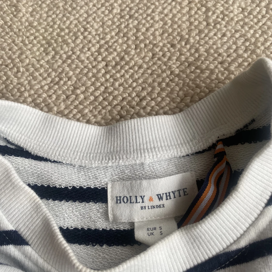 Randig collegetröja  - 90