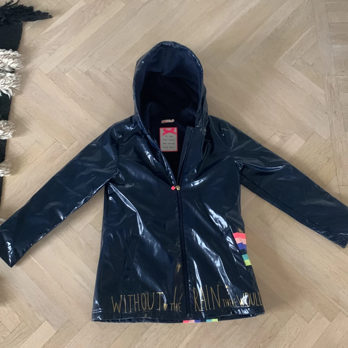 Flisfodrad regnjacka (märke billieblush) - 90