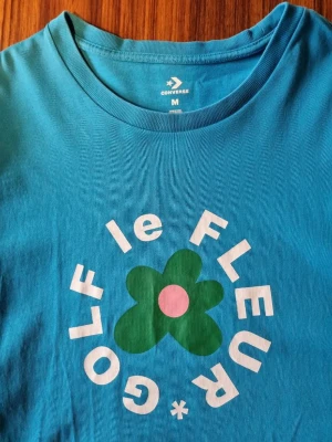 Golf le fleur T-shirt - Blue golf le fleur t-shirt, very good condition  Tyler the creator x converse 