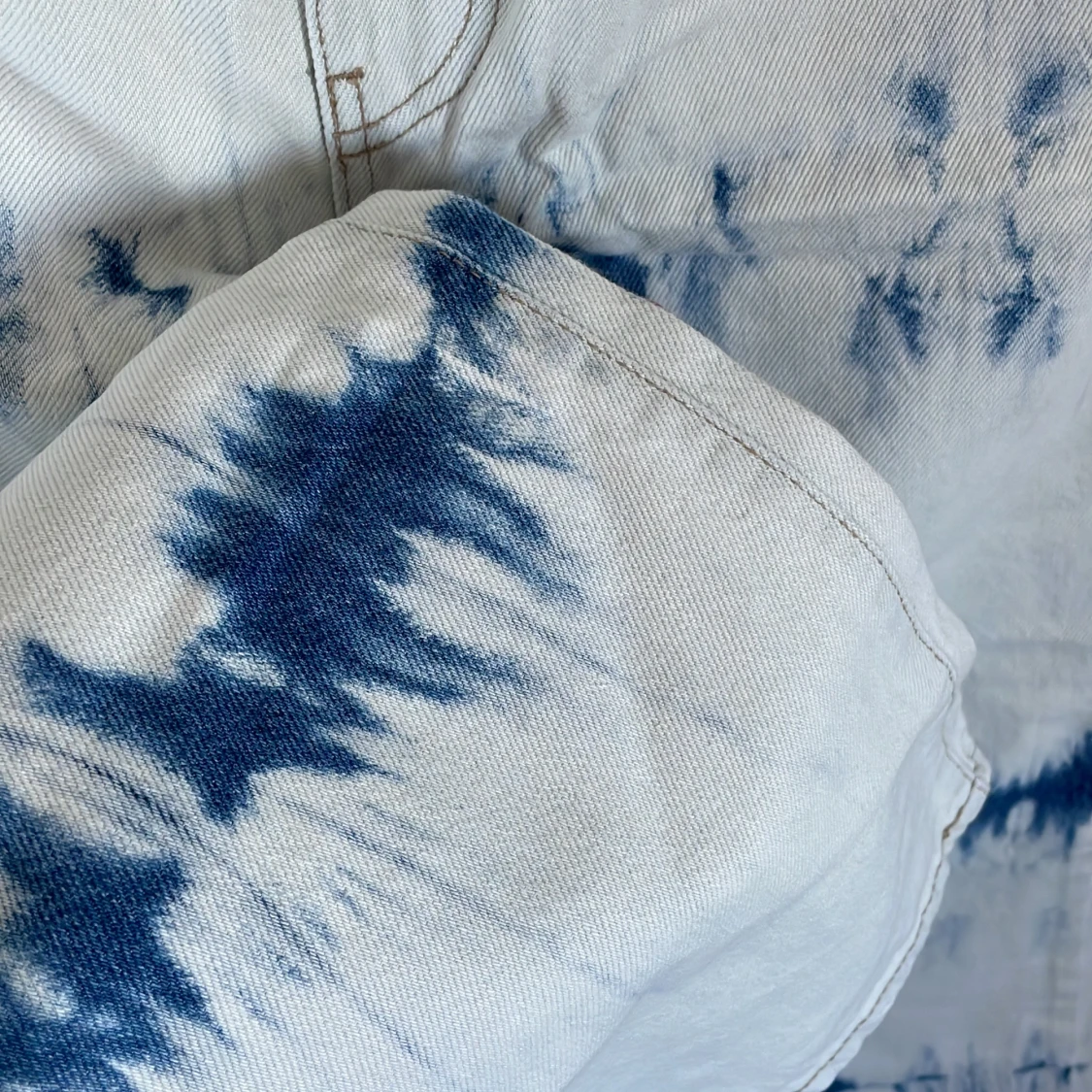 Tie dye jeans