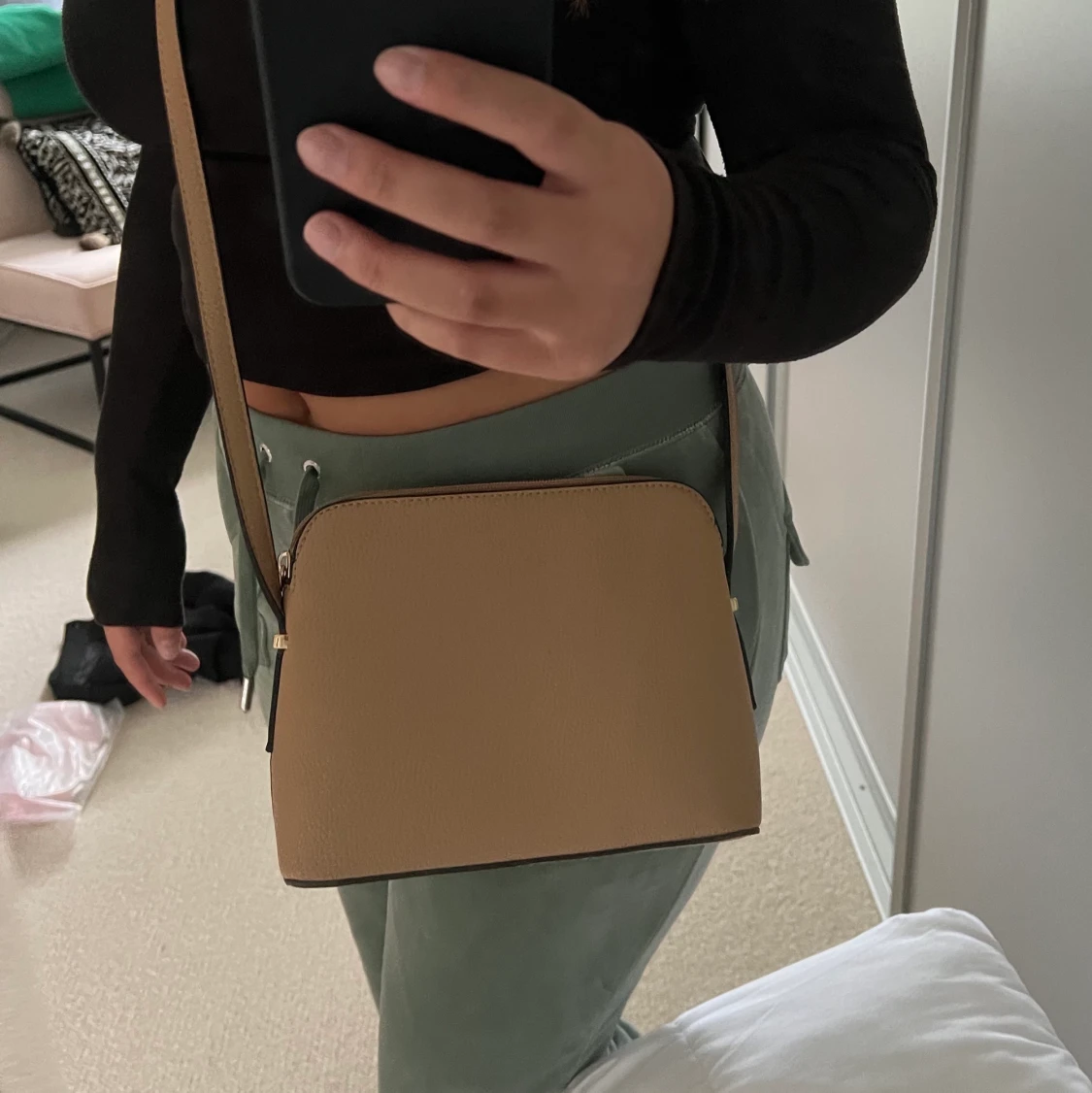 Beige väska  - 90
