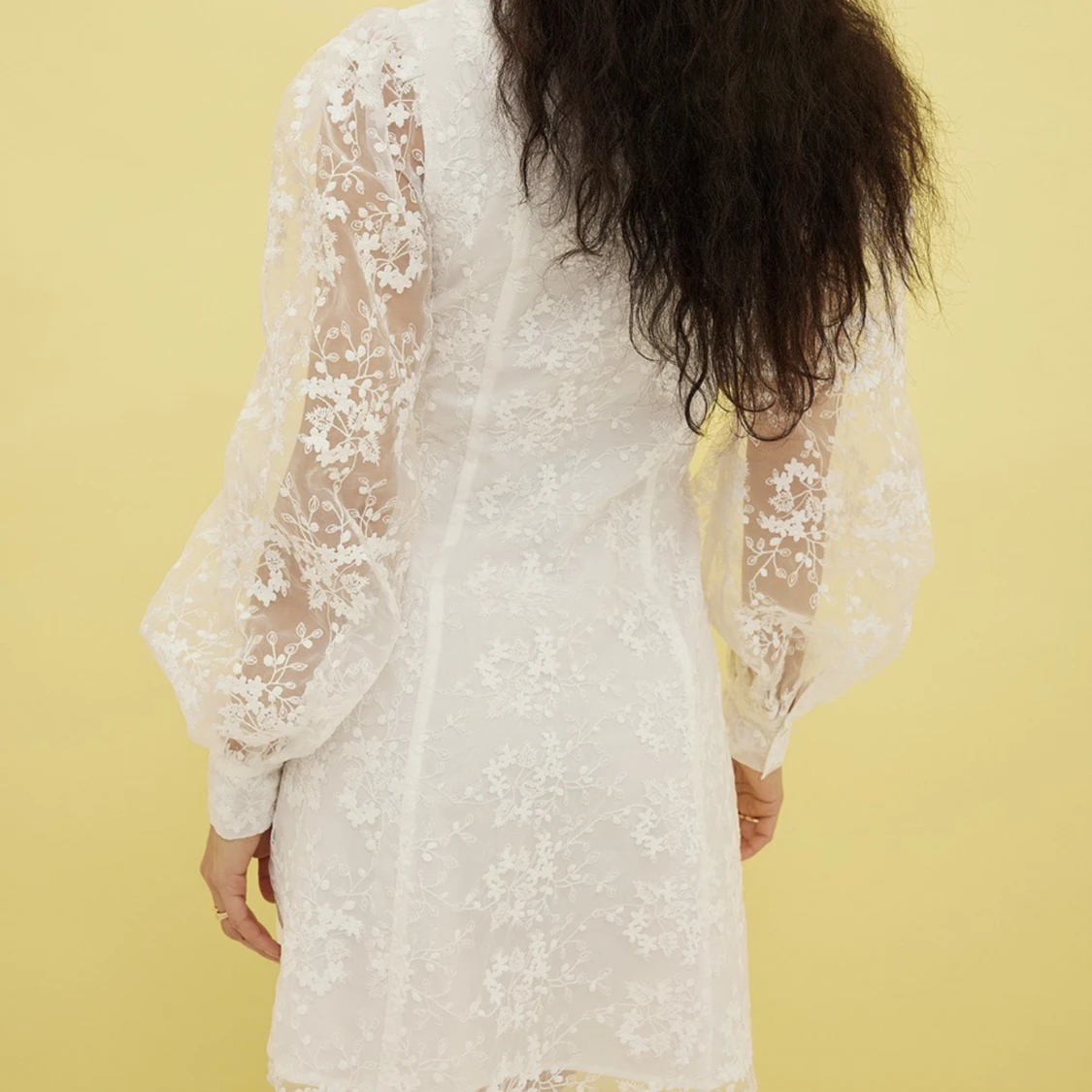 Vit studentklänning - 90