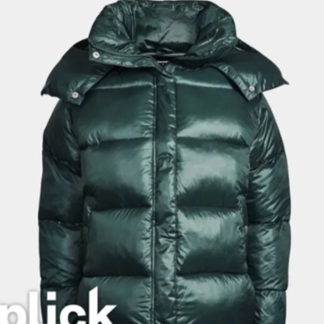 Grön bikbok pufferjacka 