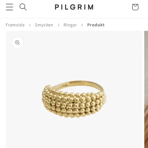 Pilgrim ring - Säljer den populära pilgrim bubbel ringen i guld. Helt oanvänd med lapp och allt kvar. Kontakta mig vid funderingar/fler bilder osv💞nypris 399kr, jag säljer för 249kr
