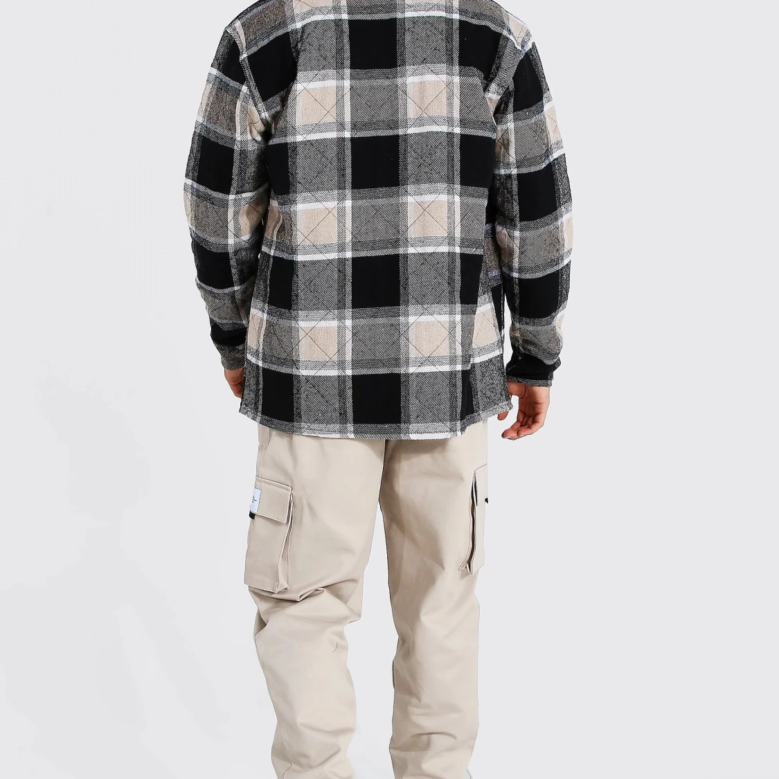 Cargobyxor med inbyggt skärp - boohooman - 90