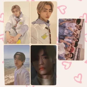 Enhypen photocards - Grupp bild inte tillgänglig. 80kr för Sunghoon concept. 90kr för Sunghoon selfie. 100kr för Sunghoon Japan. 50kr för Jake holo.
