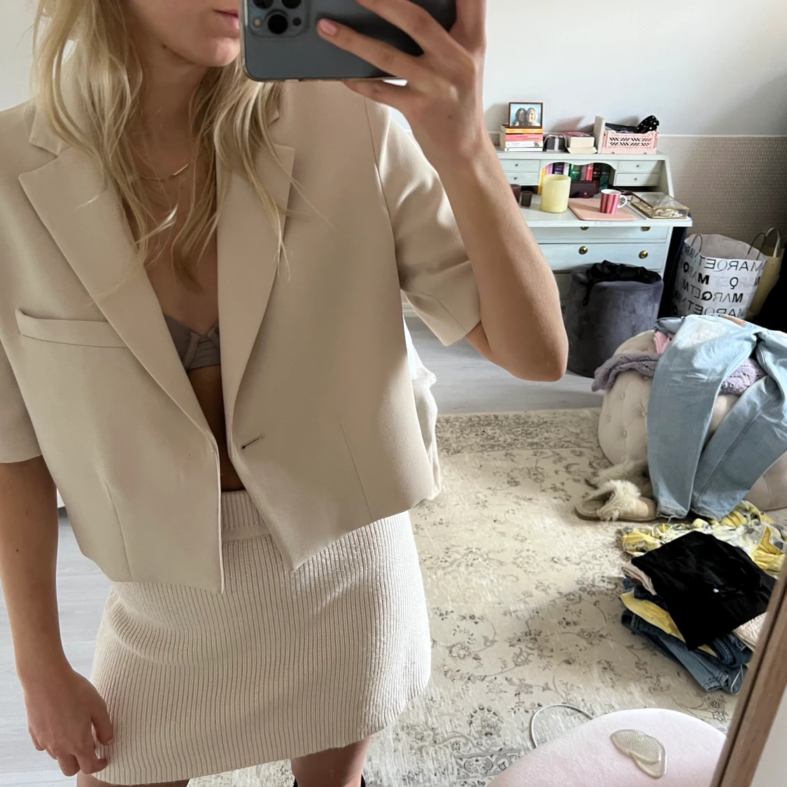 Croppad kavaj Zara S - 90