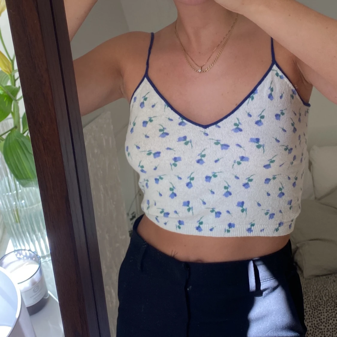 Somrig topp från zara🫐 - 90