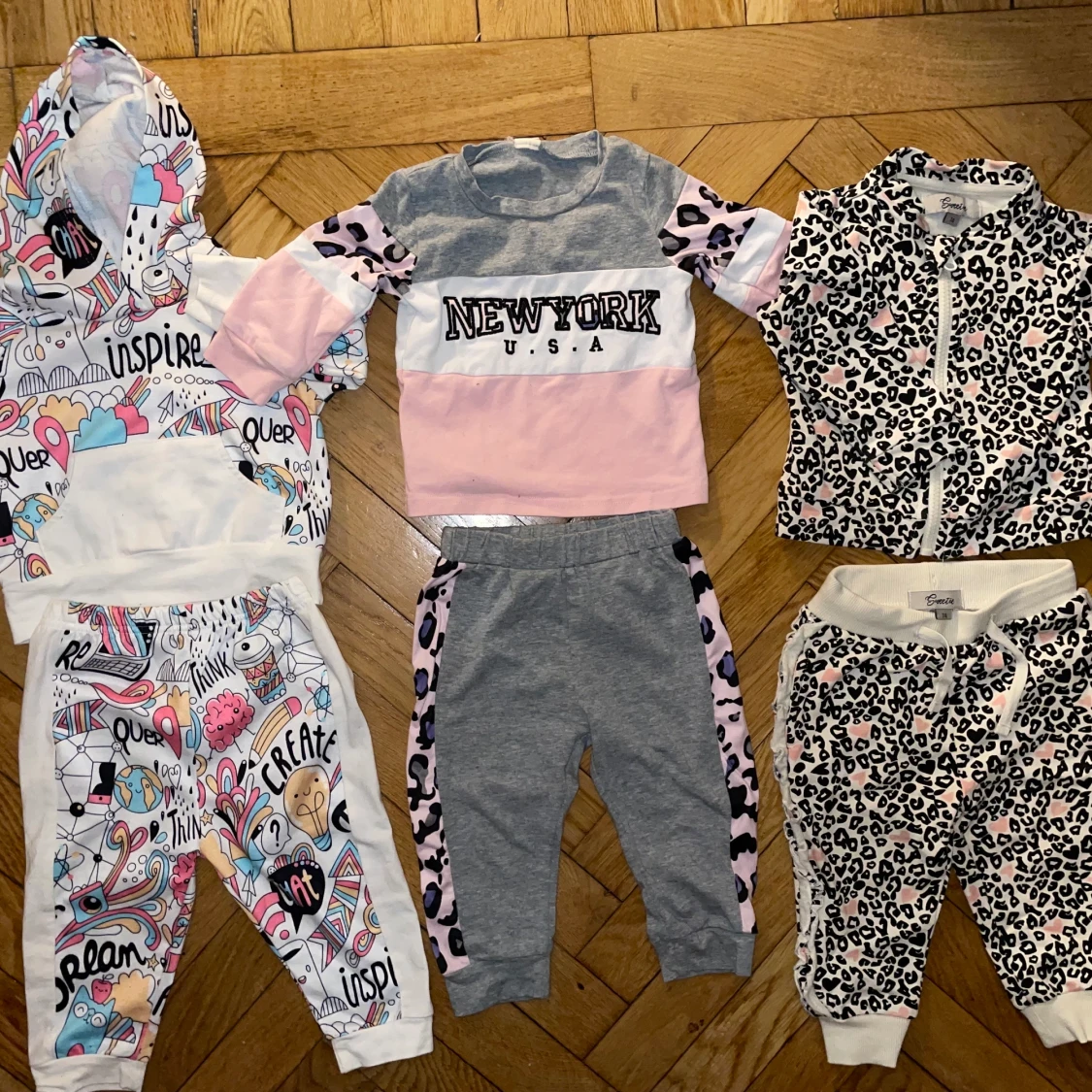 Oanvända 2-delade set stl 74