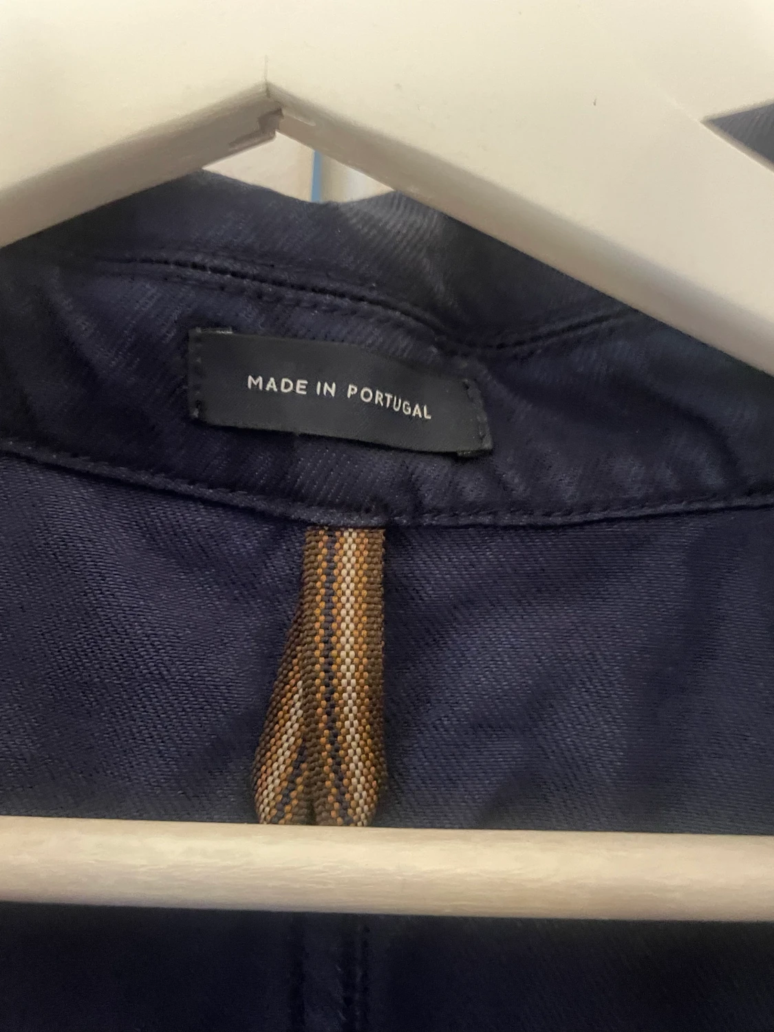 Drake´sNavy Japanese Selvedge Corduroy Five-Pocket Chore Jacket - 90