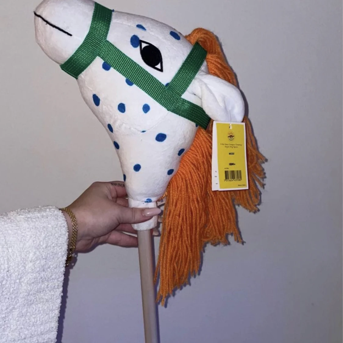 Ny käpp häst Pippi Långstrump 