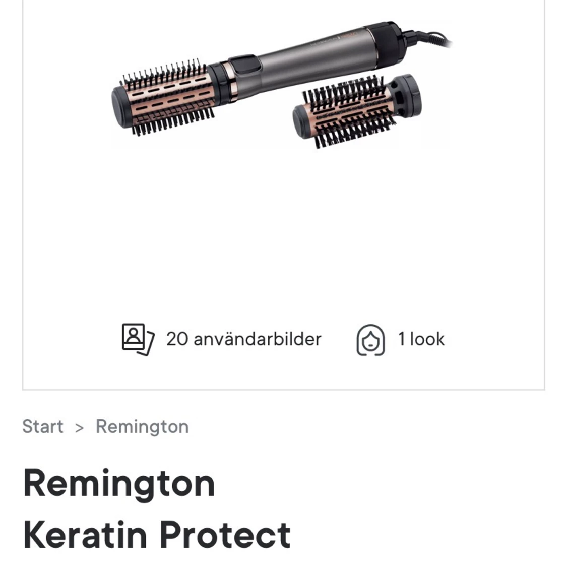 Värmeluftsborste  - 90