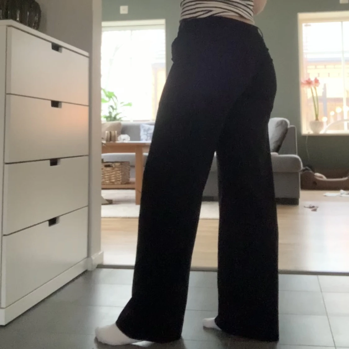 Lågmidjade kostymbyxor  - 91