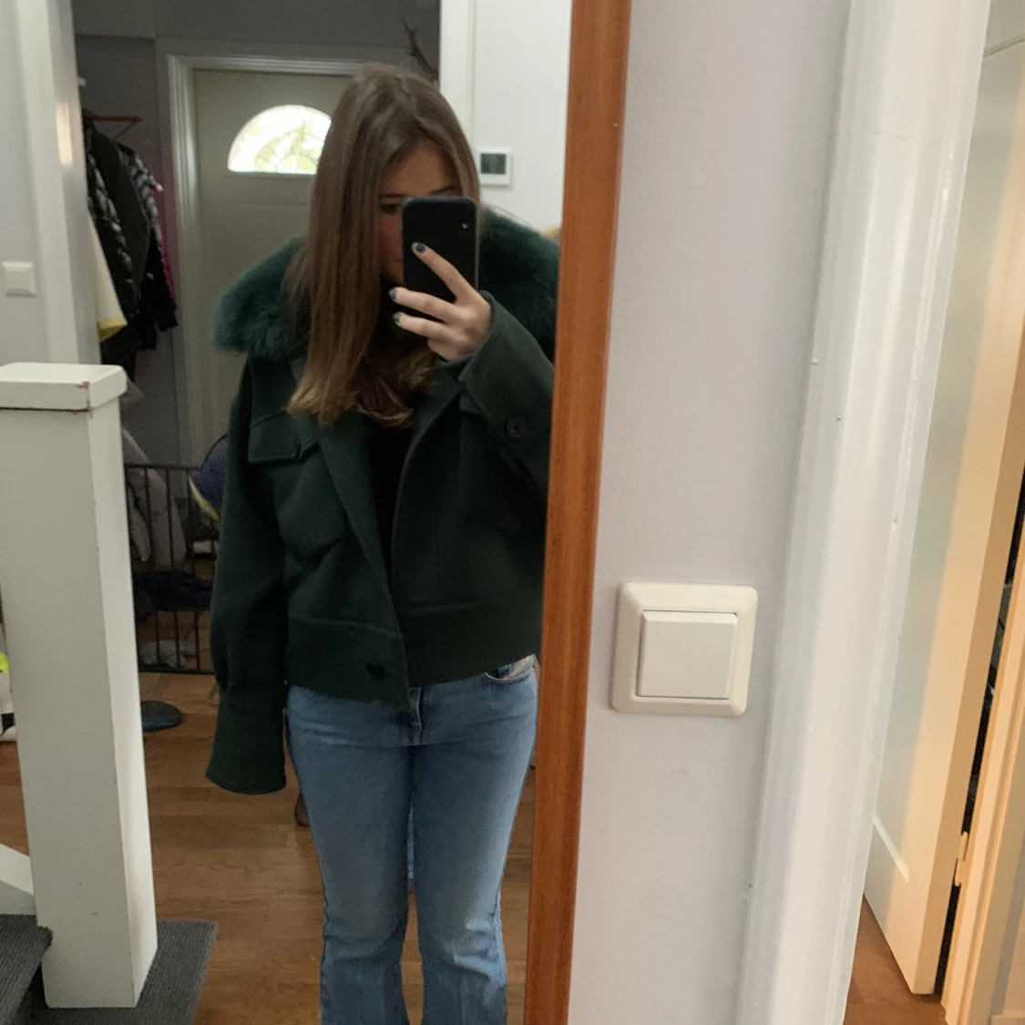 Grön metoine jacka - 91