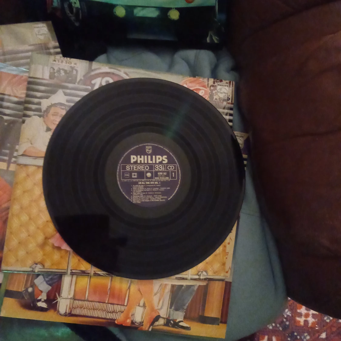 Album 120 All Time Hits LP skivor vinyl 33 . - 91