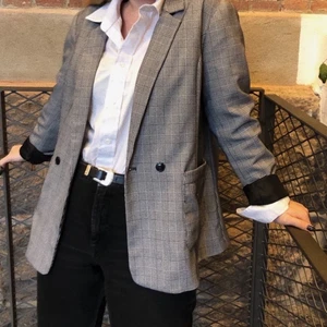 Rutig kavaj  - Rutig svartvit Kavaj🤍