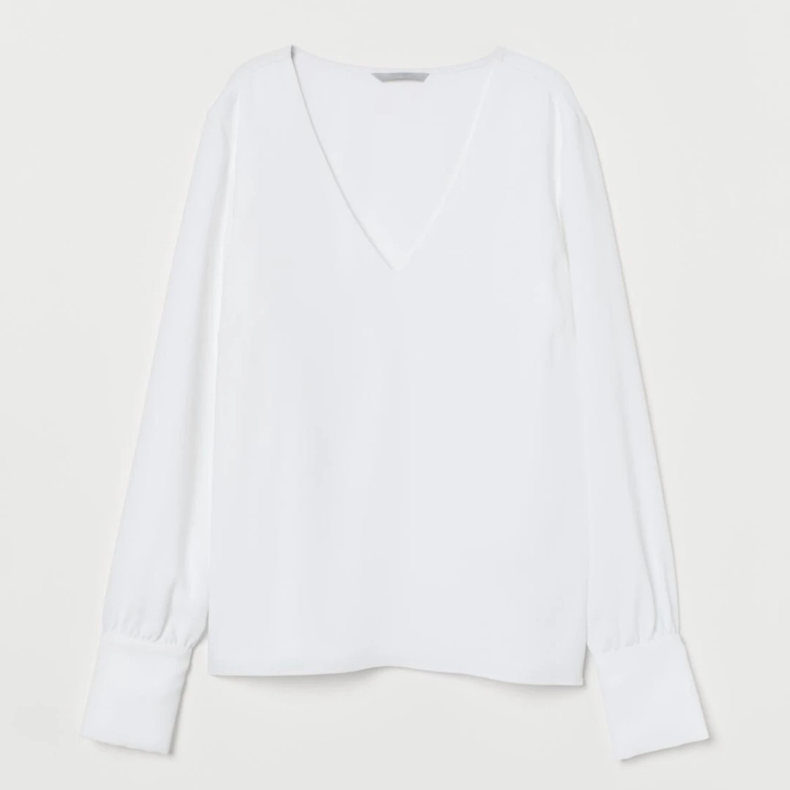H&M, vit blus, strl. 34