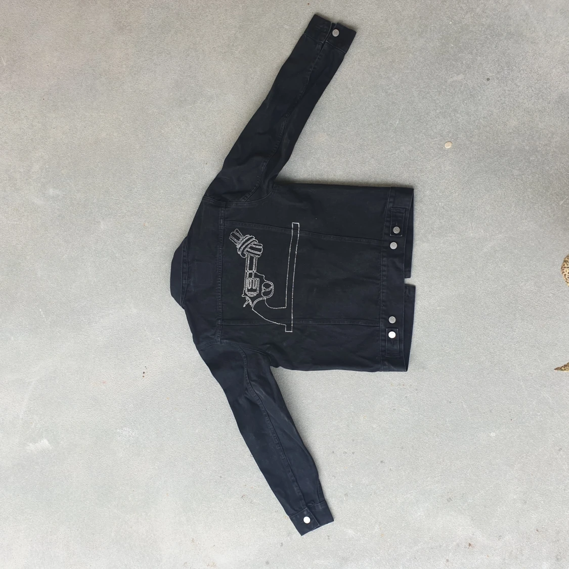 Weekday Black Non-Violence Denim Jacket - 90