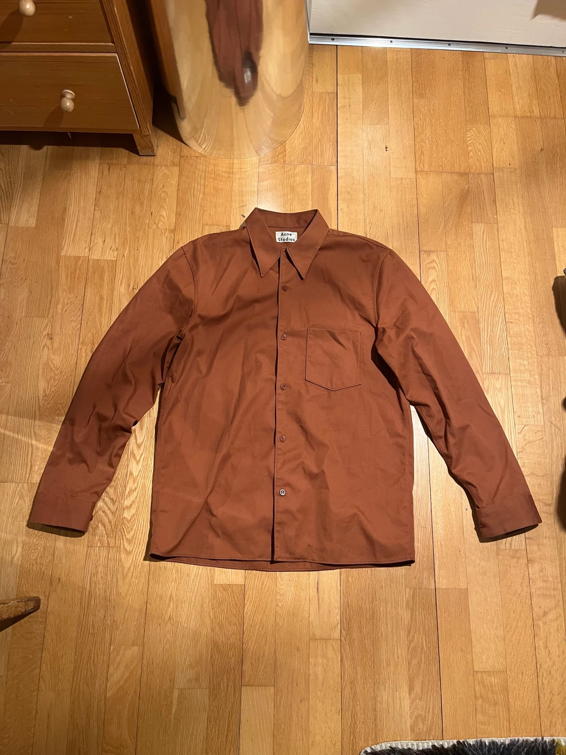 Acne Studios Long Sleeve Shirt in orange