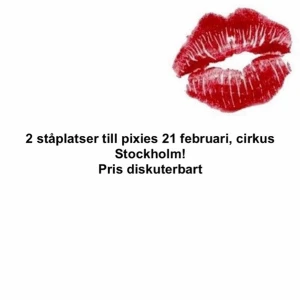 Pixies - Biljetterna överförs via mejl eller på ticketmaster appen