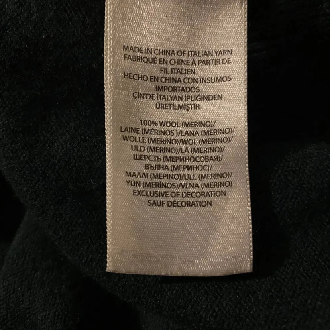 Ralph Lauren Halfzip (100% merinoull) - 2