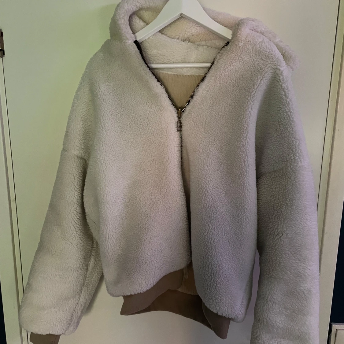 Fluffig Jacka Vändbar - 91