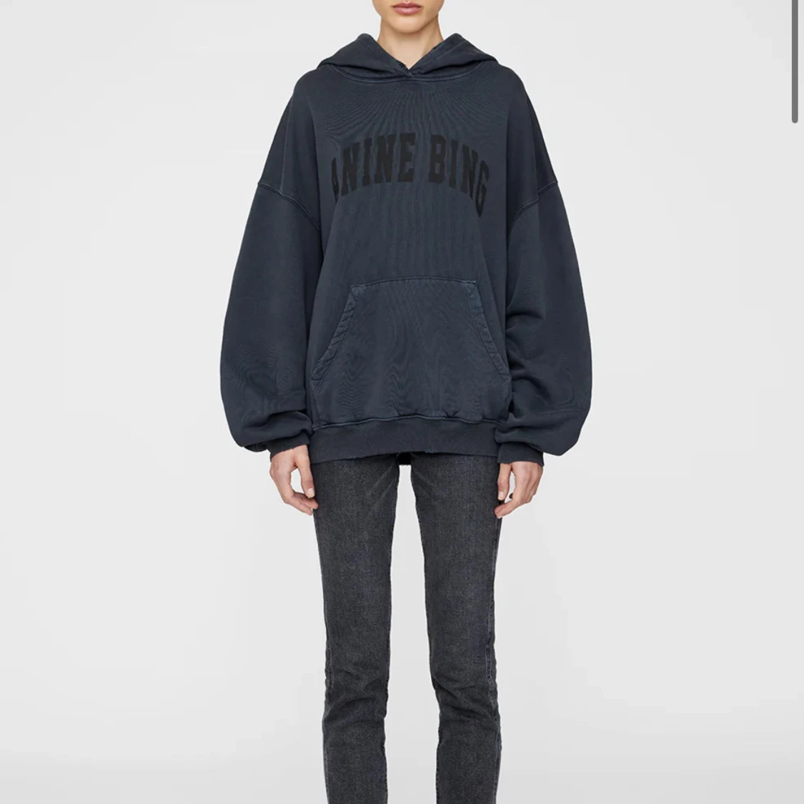 Mörkgrå anine aning hoddie