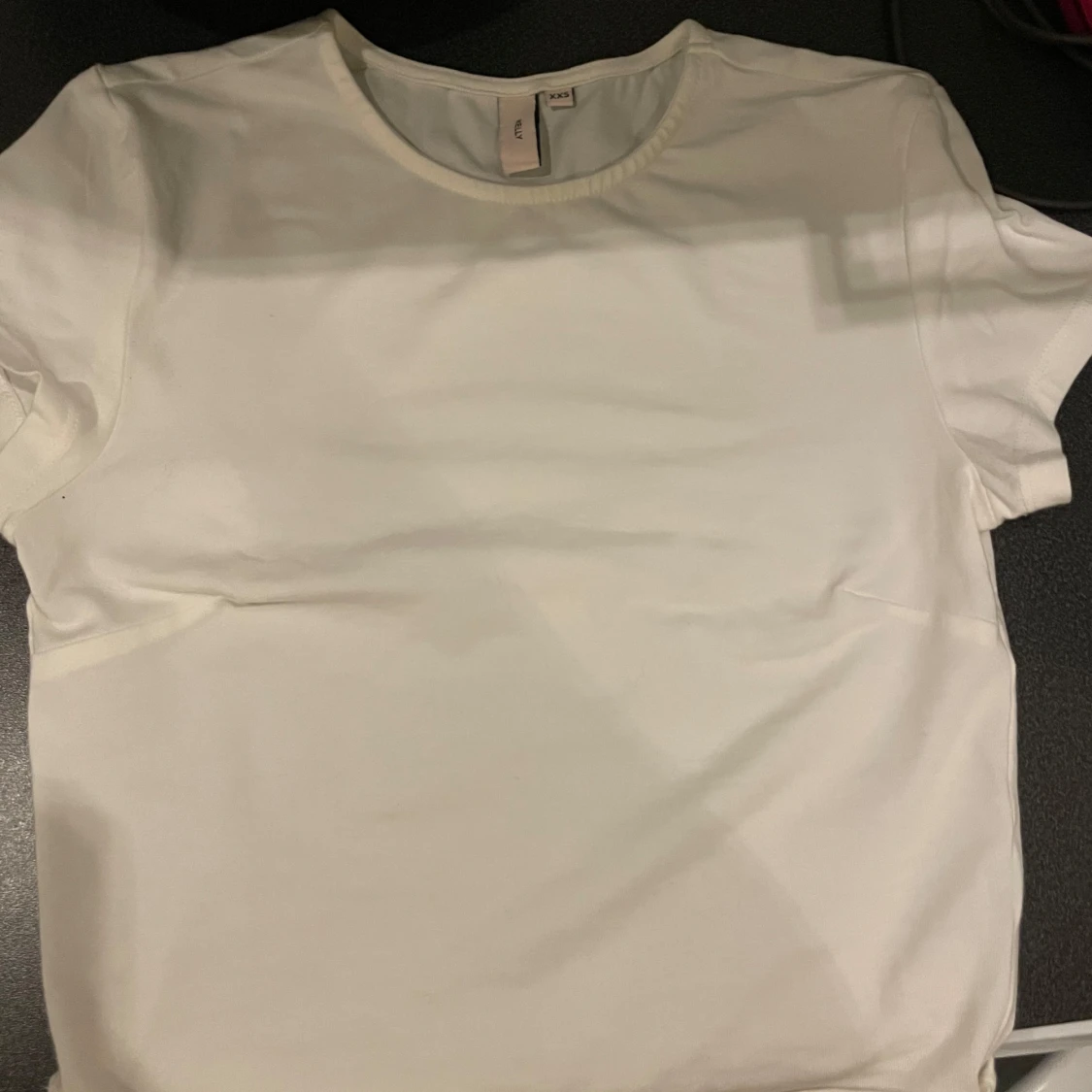 Vit kortärmad t-shirt - 91