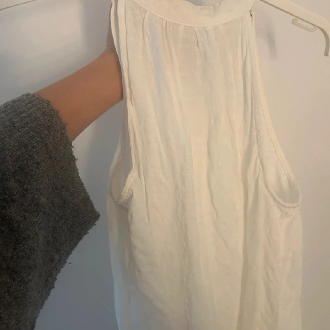 Vit  topp halterneck  - 91