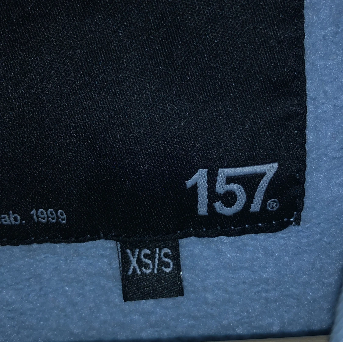 Blå hoodie från 157 - 91