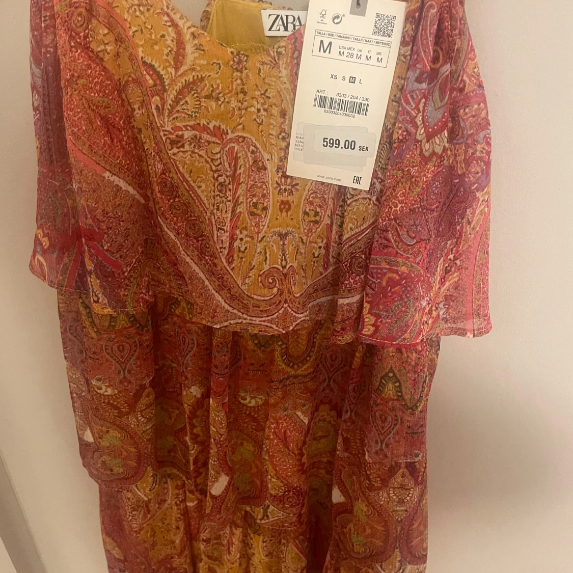 Mönstrad klänning från Zara - 91