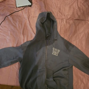 Ljusblå HM hoodie - Har haft på mig den nån enstaka gång, i princip nytt skick. Orginallpris tror jag är typ 250-300. Kan ses i Sthlm och ge istället för att leverera!! 💞 Fick tröjan av mitt ex, drf säljer jag