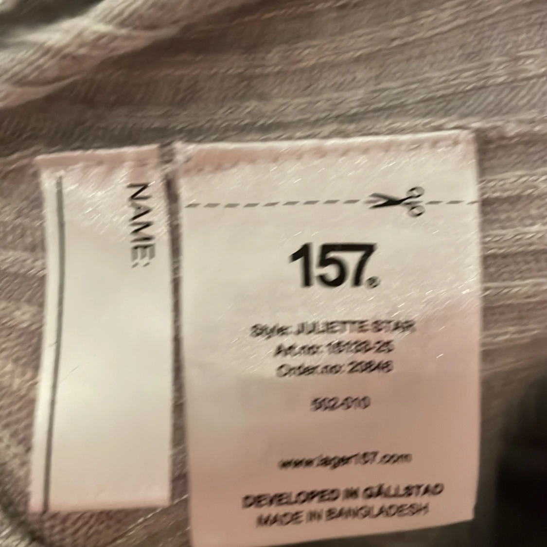 Grå ribbade byxor från lager 157 - 93