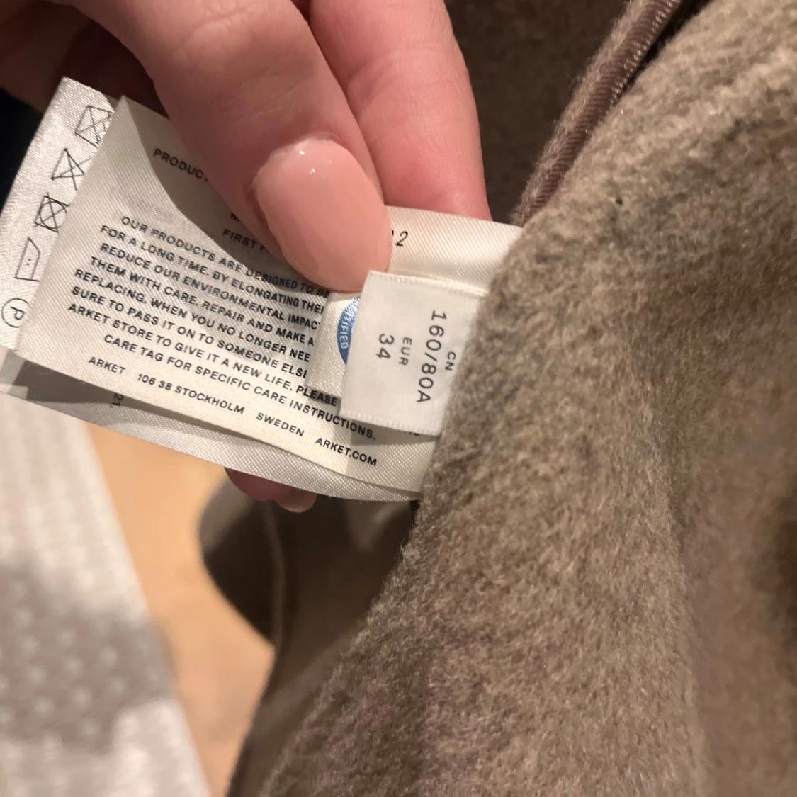 Beige kappa från Arket - 91