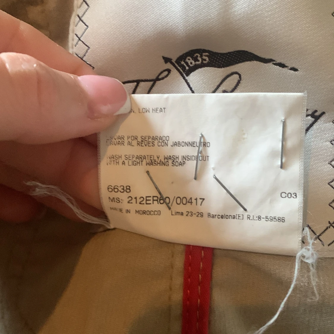 Beige Manchester  kavaj från Burberry - 92