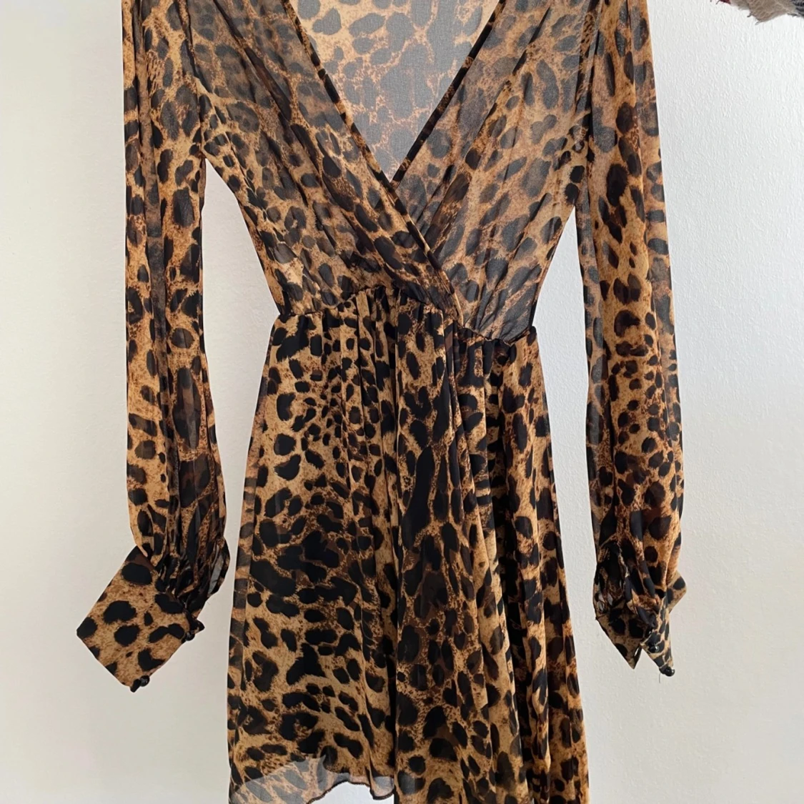 Leopardmönstrad klänning - 90