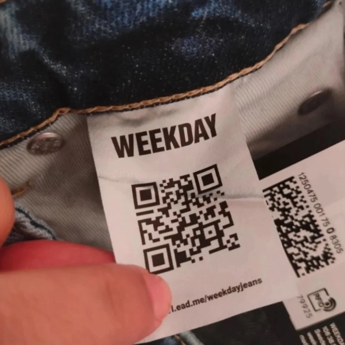 Blå jeans från Weekday - 2