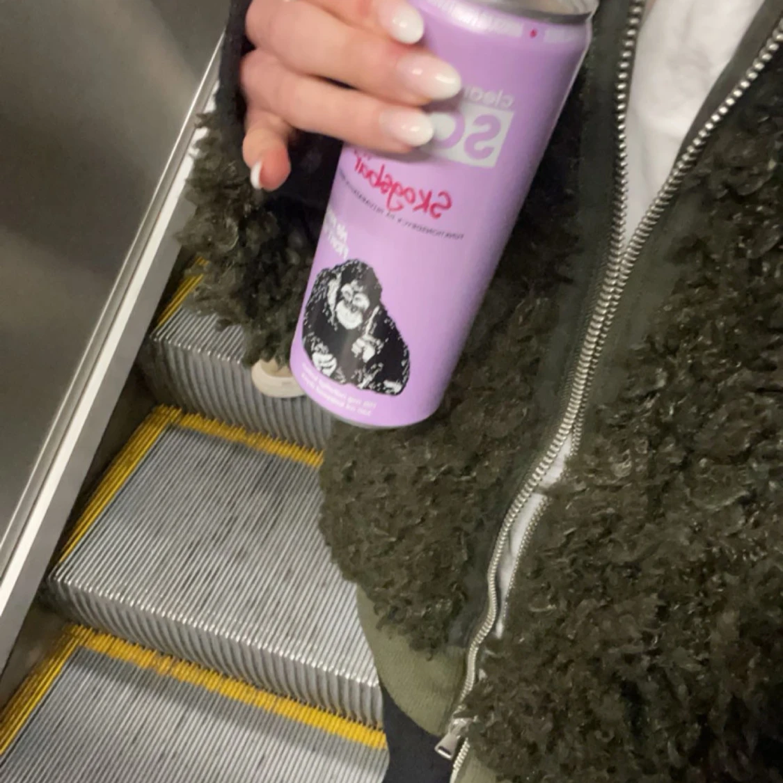 Grön teddyjacka  - 1