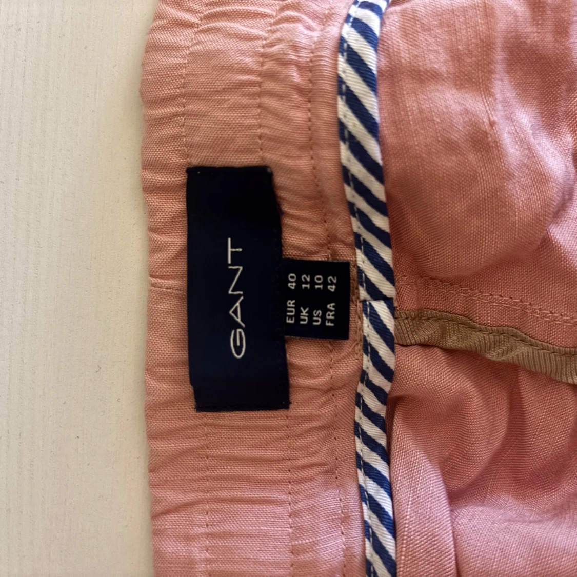 Rosa linnebyxor från Gant - 1