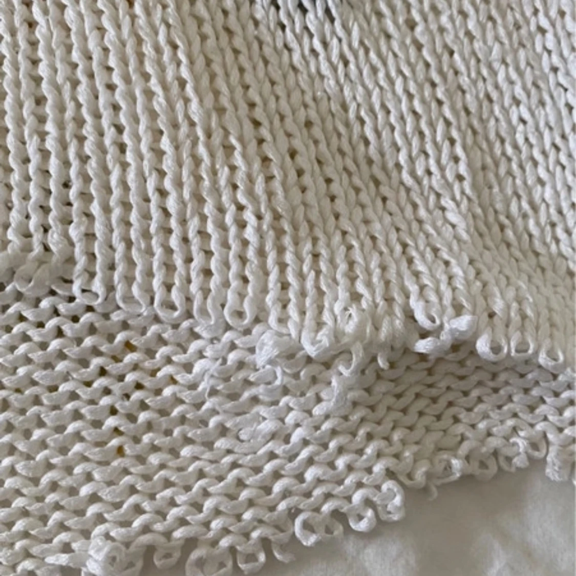 Vit stickad tröja med stjärna från Selected Touch - 3