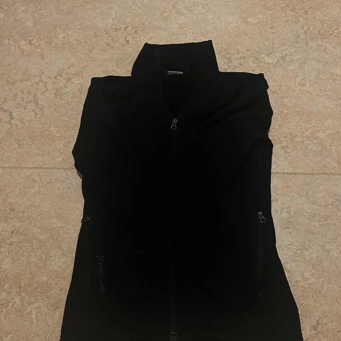 Svart houdini fleece tröja/jacka - 90