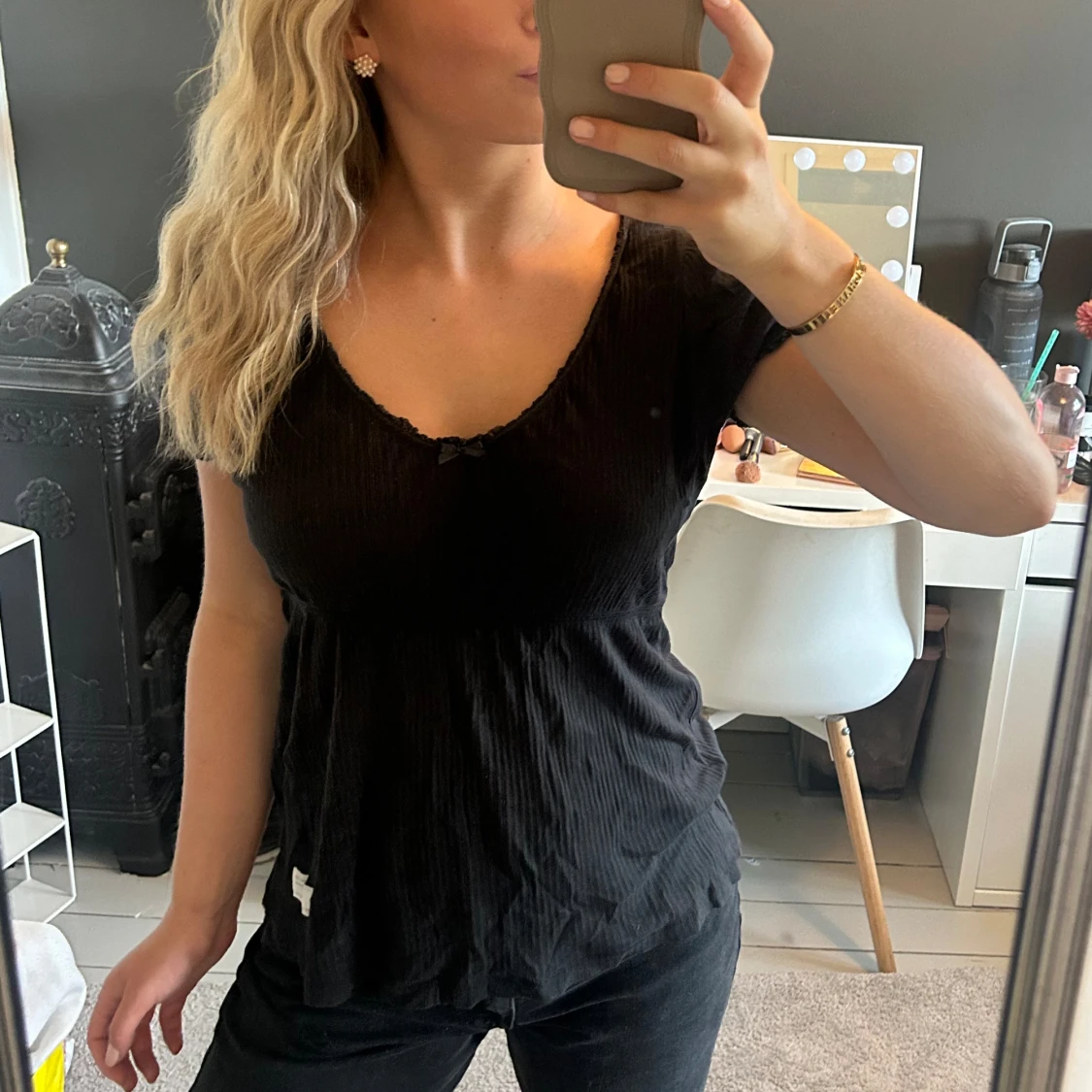 Svart topp från odd molly ⭐️ storlek s